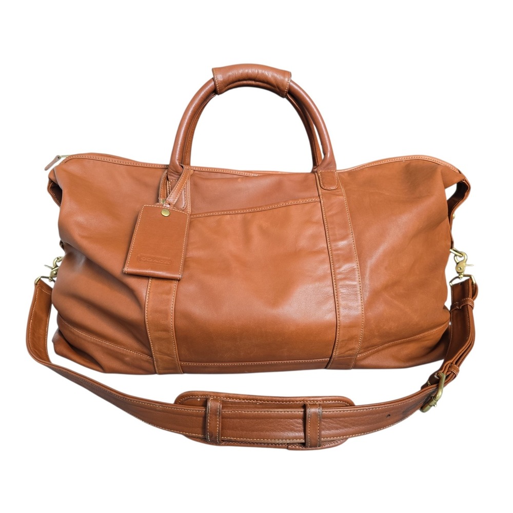 Vintage Coach Cabin Bag Large no. 503 in British Tan Made in Mexico VGUC